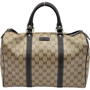Gucci Boston handbag Brown GG Crystal bag